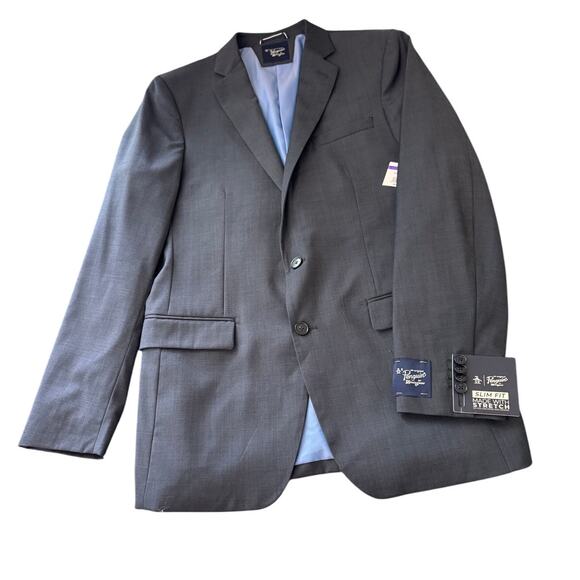 New ORIGINAL PENGUIN Men's Osman Suit Jacket Size 40L And Pant Set Size 38W - Picture 7 of 10